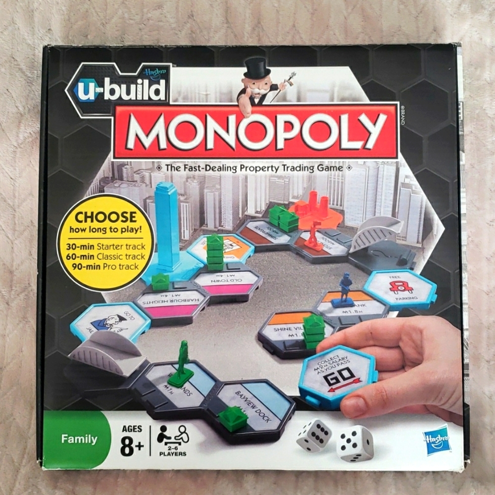 🖤 3/$15 Monopoly U-Build, Like New - Picture 2 of 7